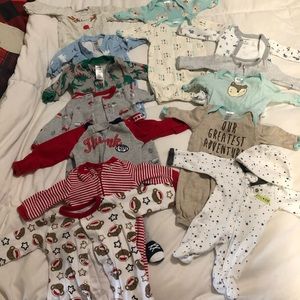 Newborn/premie baby boy bundle